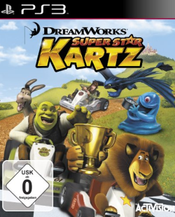 Logo for Dreamworks Superstar Kartz