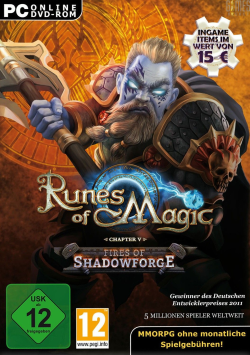 Logo for Runes of Magic: Fires of Shadowforge