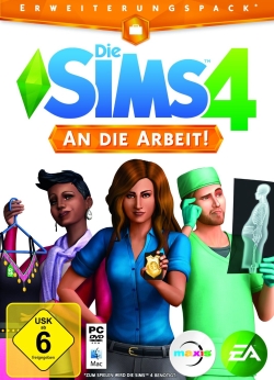 Logo for Die Sims 4: An die Arbeit