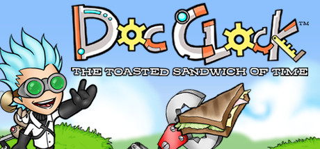Logo for Doc Clock: The Toasted Sandwich of Time