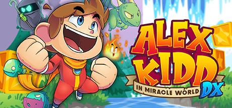 Logo for Alex Kidd in Miracle World DX