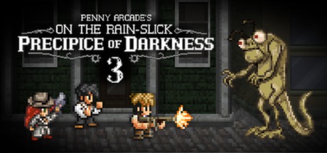 Logo for Penny Arcade's On the Rain-Slick Precipice of Darkness 3