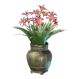 Enshrouded - Wiki - Zweifarbiger Lilien Blumentopf