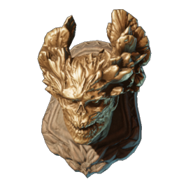 Goldene Brut-Donnerwüstling Trophäe