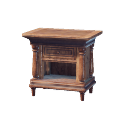 Enshrouded - Wiki - Polierter Holz-Nachttisch