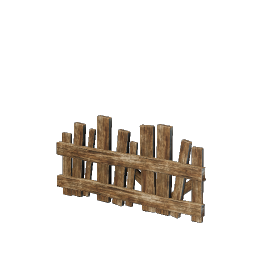 Niedriger Palisadenzaun II