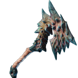 Gezackte Obsidian-Axt