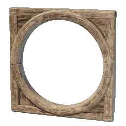 Runde Holztür 2
