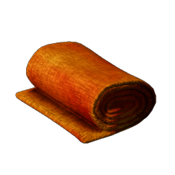 Orangenfarbener Stoff