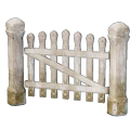 Nadelholz Gartenzaun-Tür