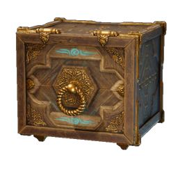 Enorme magische Truhe