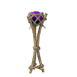 Lila Bodenleuchte II