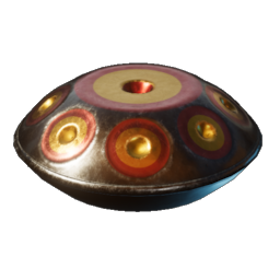 Verzierte Handpan
