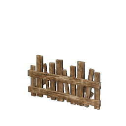 Niedriger Palisadenzaun I