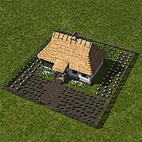 Ostriv - Wiki - Dorfhaus mit Garten